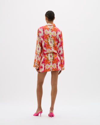 Yin Illustrated Shirt Dress