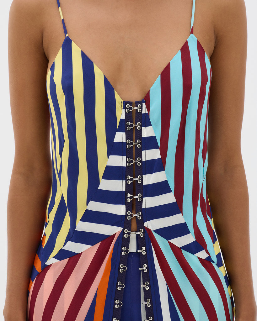 Striped Compass Dress