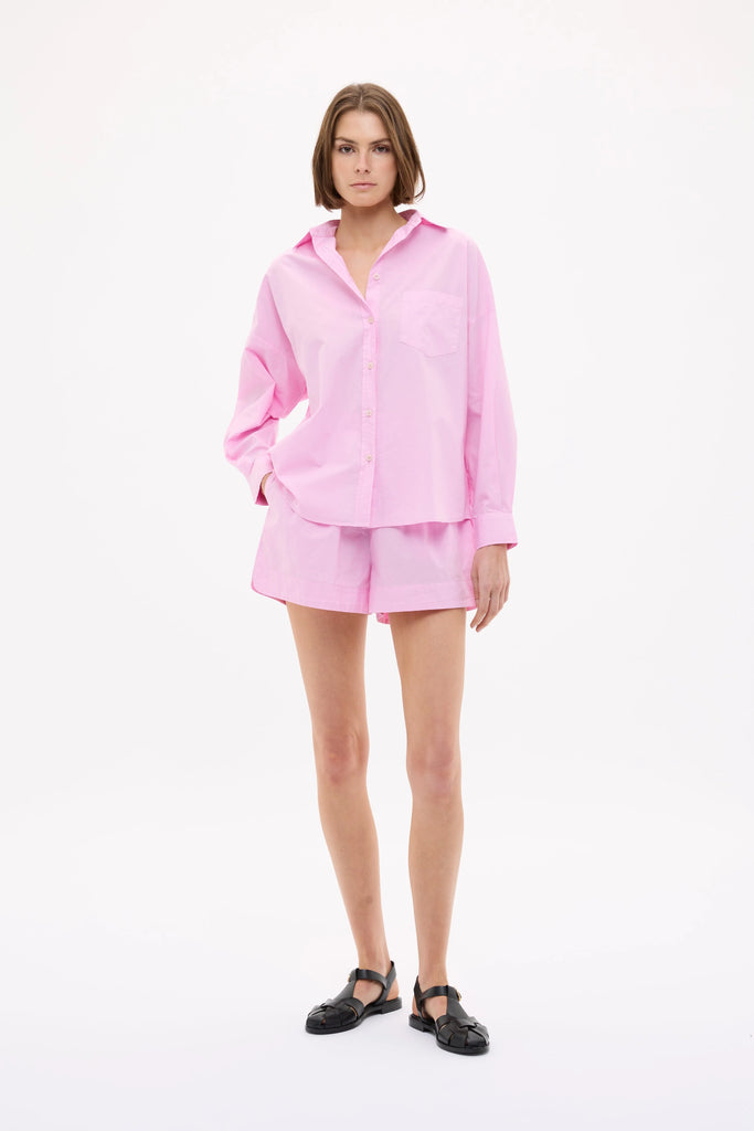 Chiara Long Sleeve Shirt Rose Glow