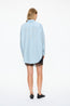 Mara Long Sleeve Shirt Sky Navy White