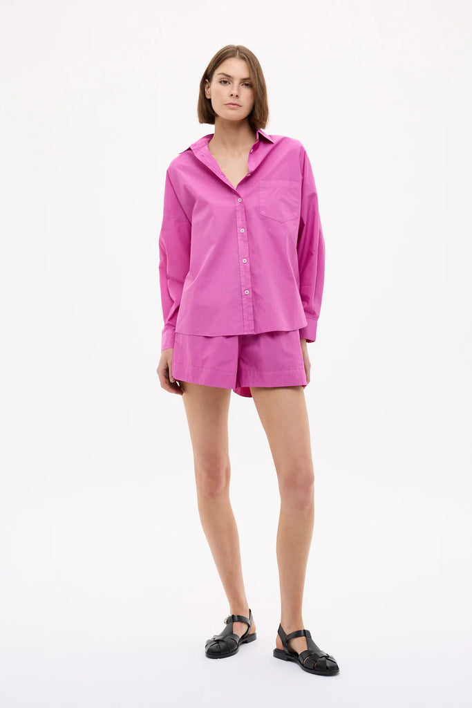 Chiara Cotton Shirt Fucshia
