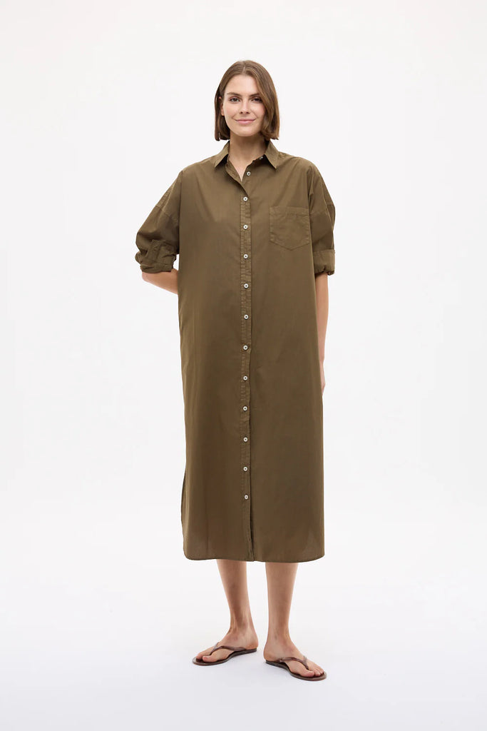 Chiara Maxi Dress Dark Olive
