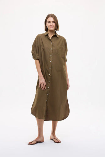 Chiara Maxi Dress Dark Olive