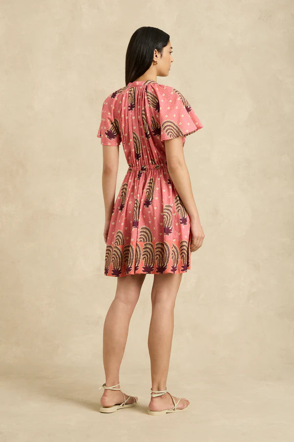 Sally Dress Tide Hibiscus