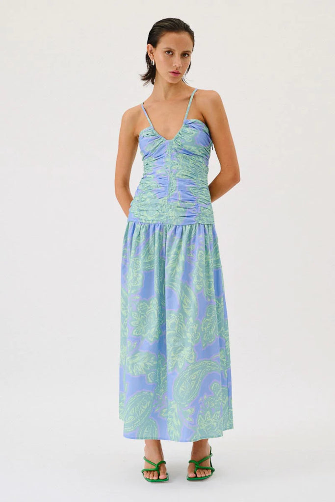 Jade Square Neck Sundress