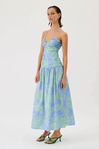 Jade Square Neck Sundress