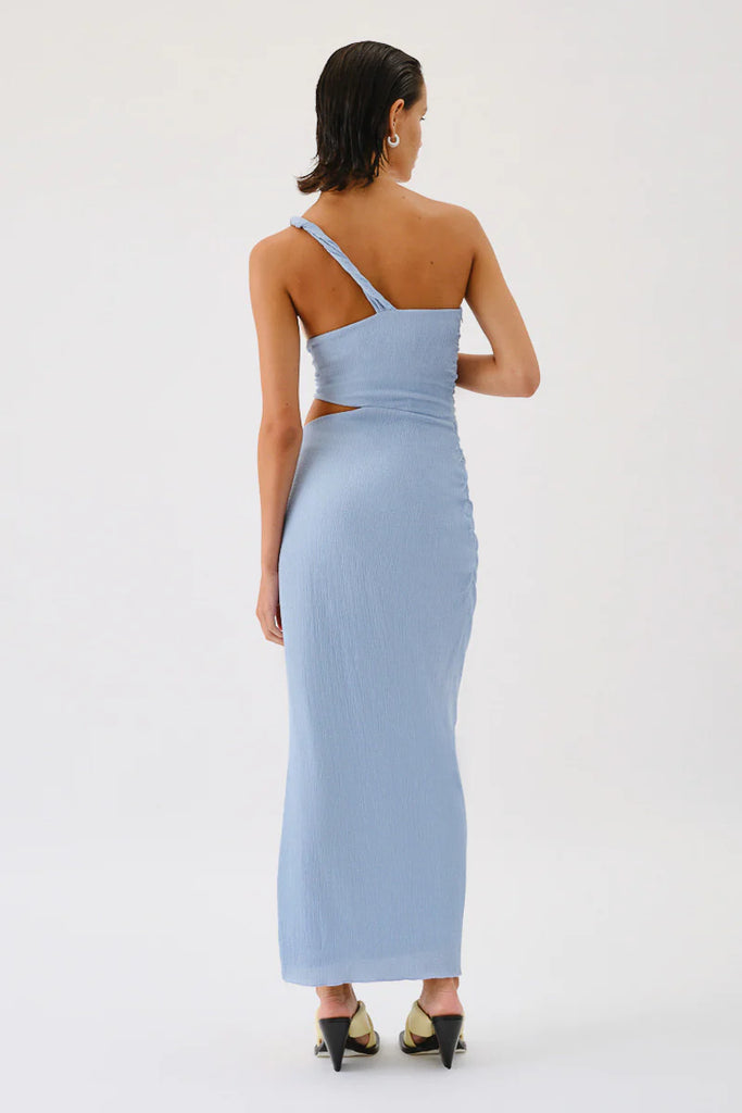 One shoulder split online maxi dress