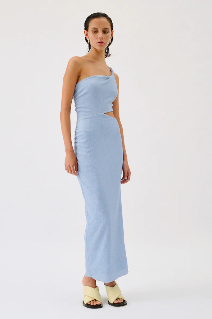 Kinga One Shoulder Split Maxi Dress