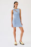 Kinga Slash Front Sleeveless Mini Dress