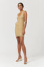 Leo Strappy Mini Dress Gold
