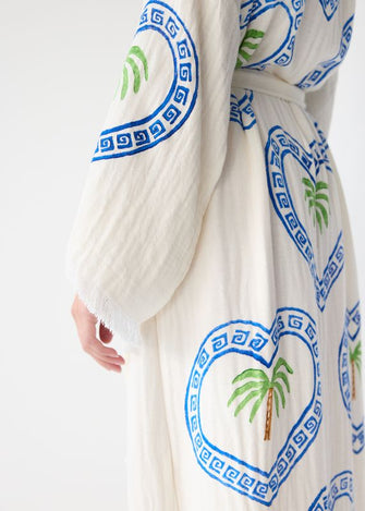 Long Robe Natural Palm