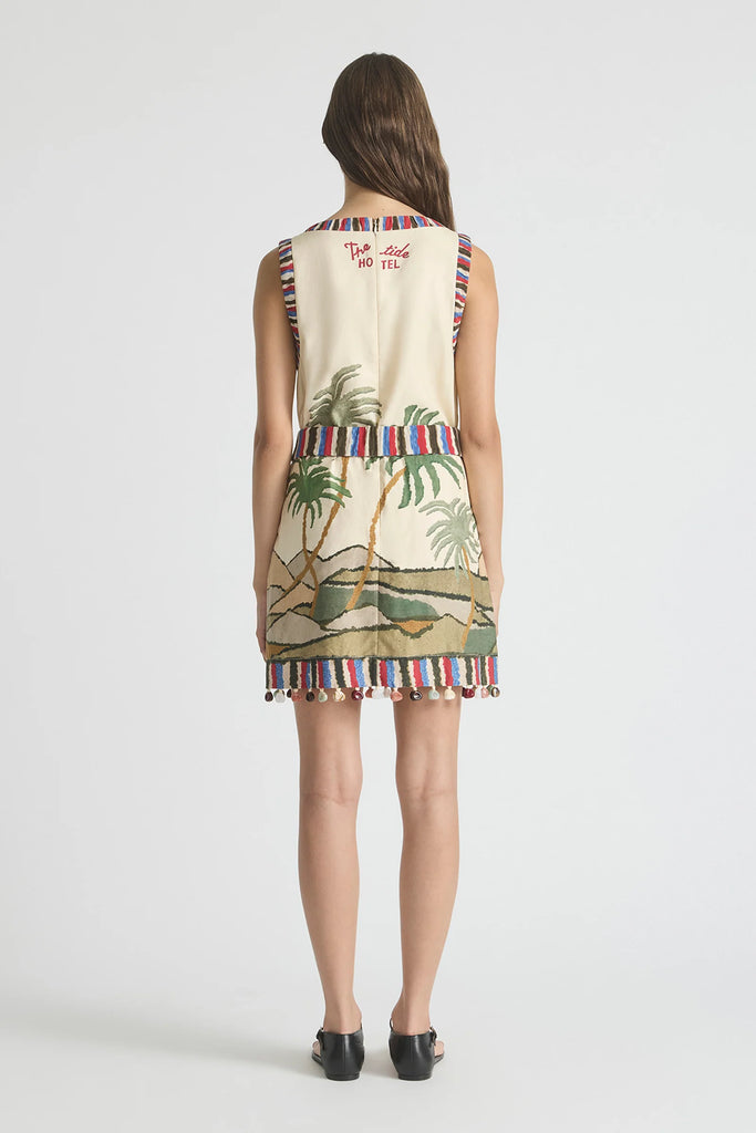 Tide Bound Belted Mini Dress