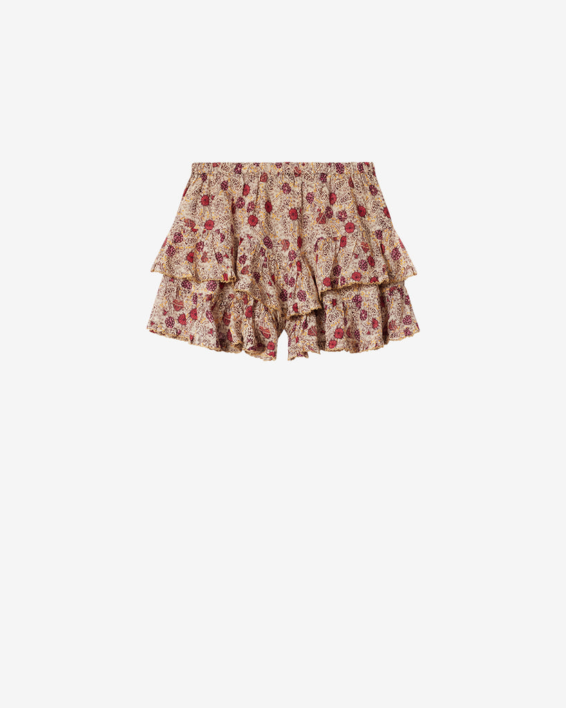 Jocadia Shorts Ecru Raspberry