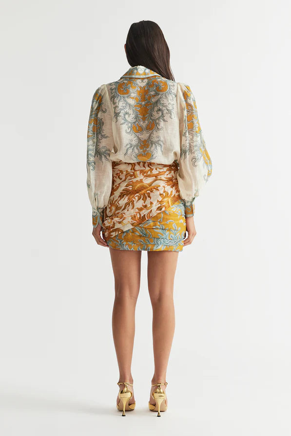 Paloma Tuck Mini Skirt