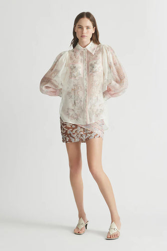 Bitter Sweet Balloon Sleeve Blouse