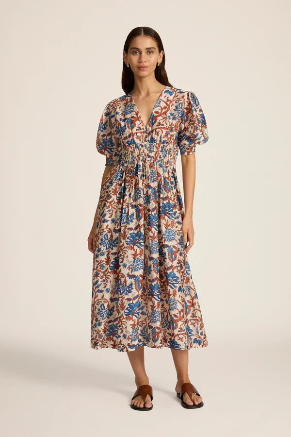 Sophia Midi Dress Fernando Azure