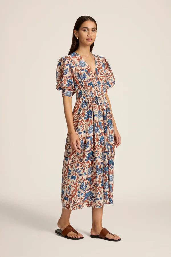 Sophia Midi Dress Fernando Azure