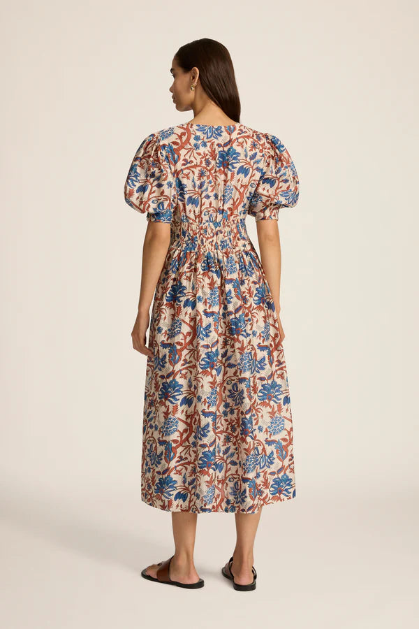 Sophia Midi Dress Fernando Azure