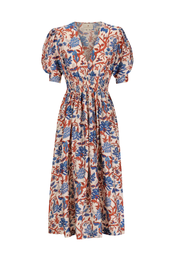 Sophia Midi Dress Fernando Azure