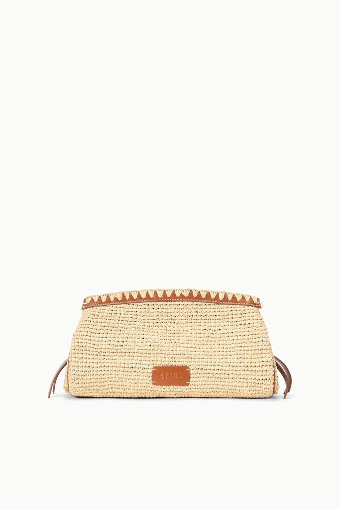 Maude Convertible Clutch Natural Tan