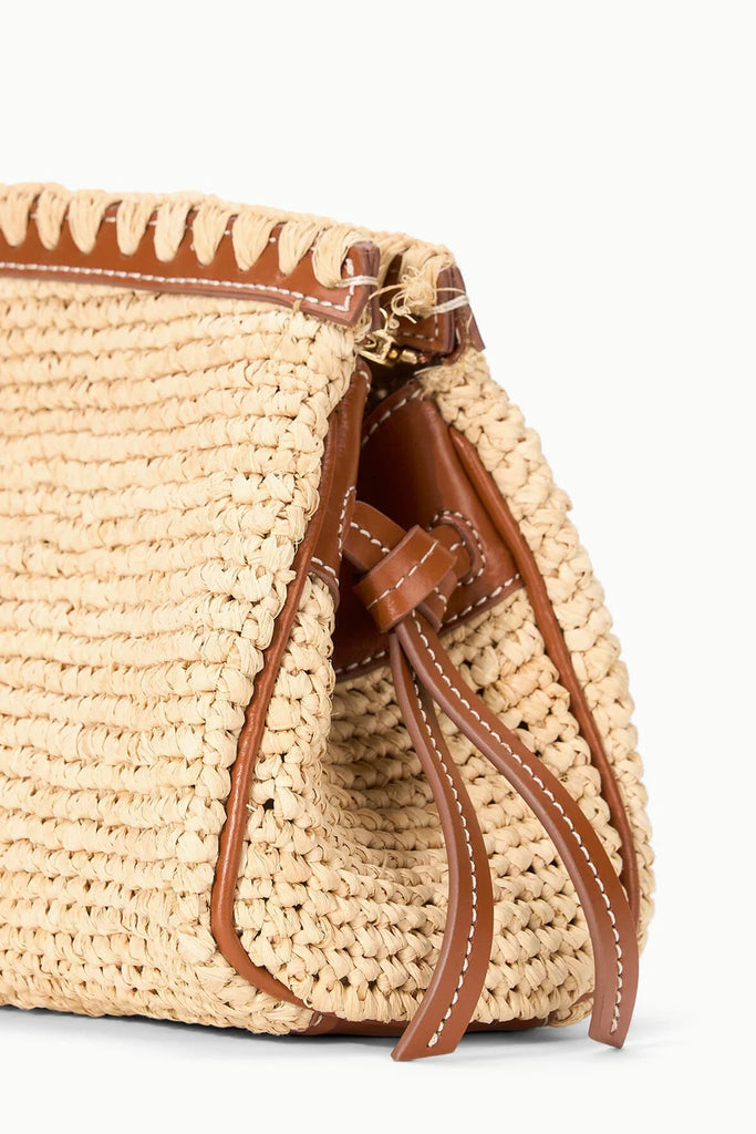 Maude Convertible Clutch Natural Tan