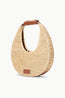 Moon Raffia Tote Bag