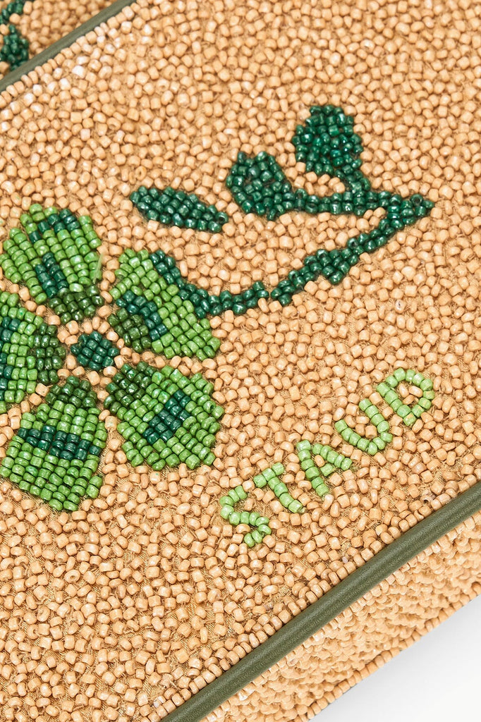 Tommy Beaded Bag Moss Floral Tapestry