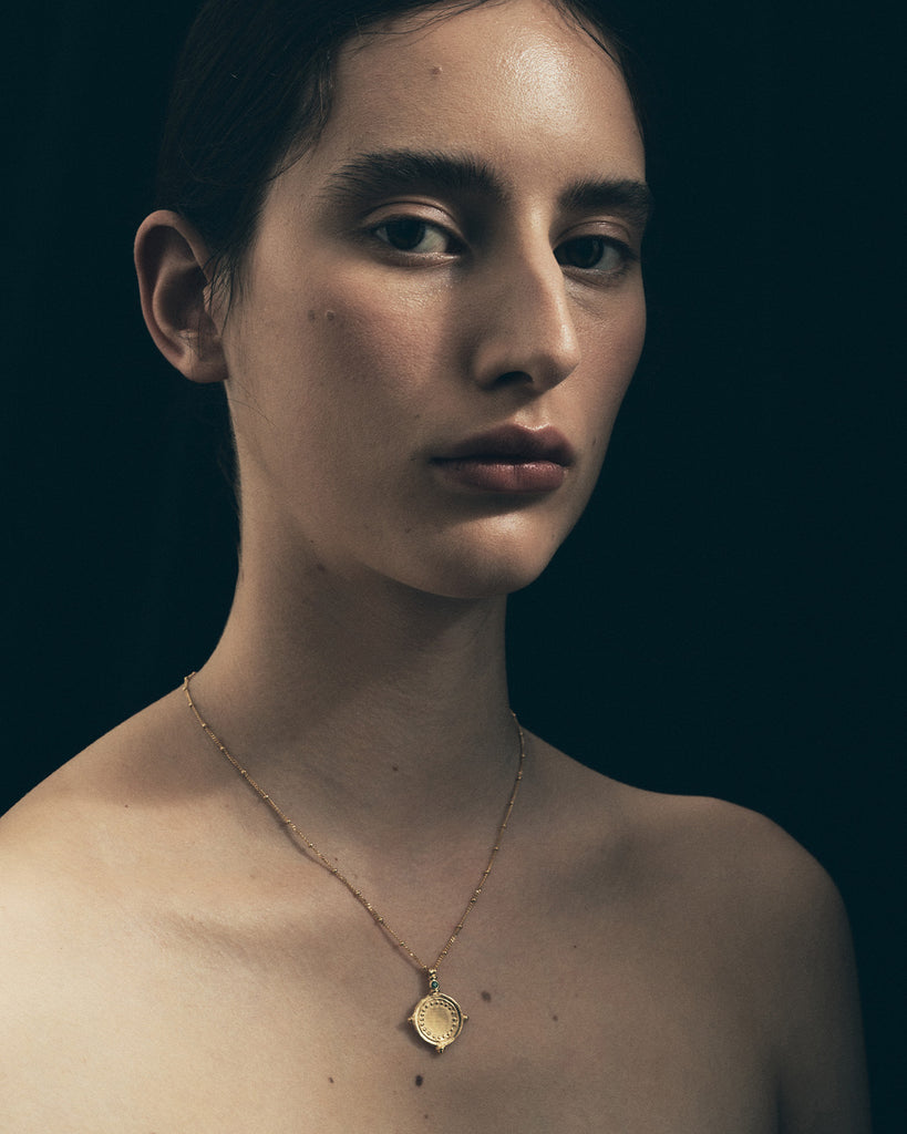 Sura Necklace Emerald