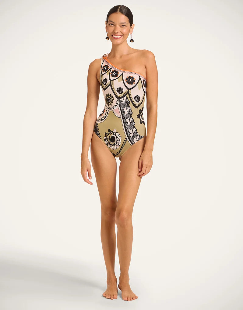 Goddess Swimsuit Plume Placée