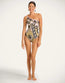 Goddess Swimsuit Plume Placée