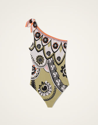 Goddess Swimsuit Plume Placée