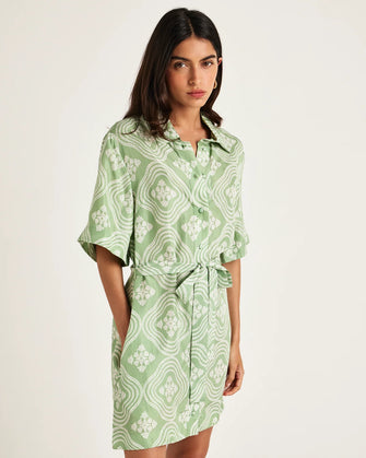 Salerno Mini Dress Wavy Meadow