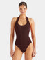 Sandy Swim Metallic Chocolate