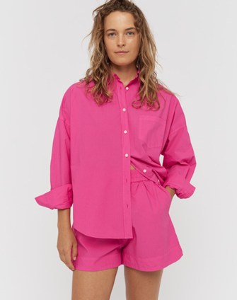 Chiara Cotton Shirt Ultra Pink