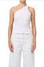 Verica One Shoulder Tank White