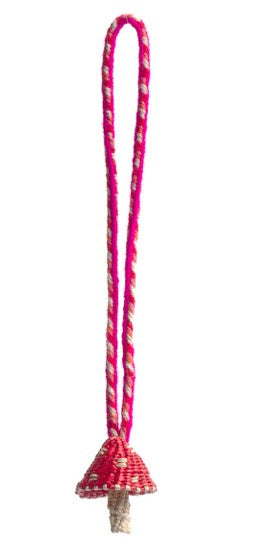 Guanabana Pink Mushroom Handmade Charm