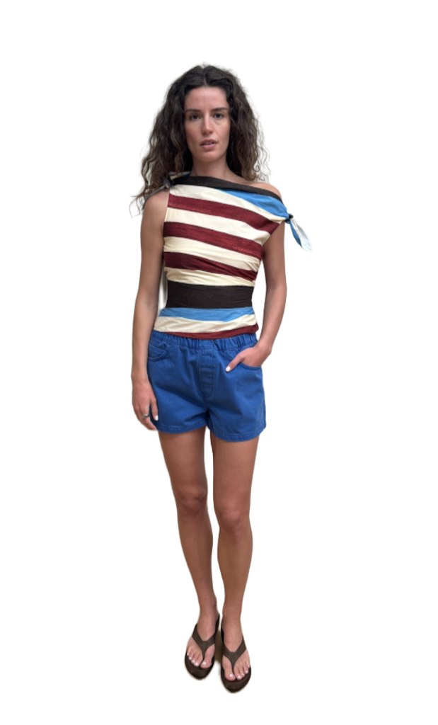 Bellaria Top Caffe Stripe