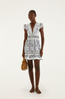 Flowers Arch Off-White Mini Dress