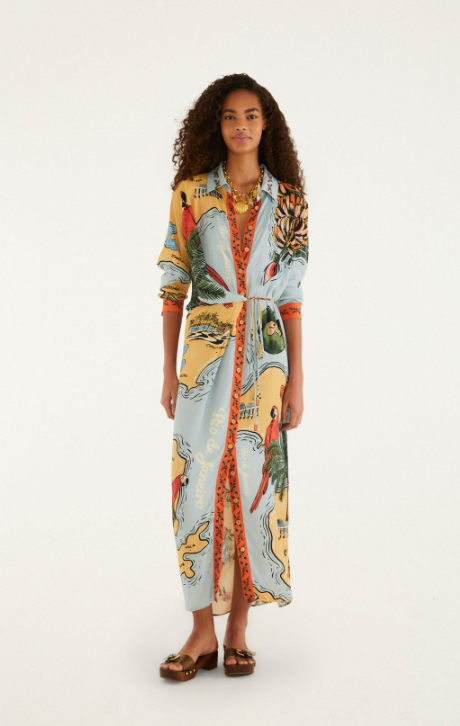 Beached Path Multicolour Maxi Dress