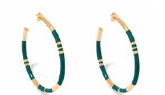 Positano Hoops Emerald