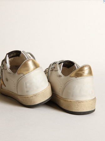 Ballstar Sneaker White with Gold Star