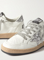 Ballstar Sneaker White Silver Glitter