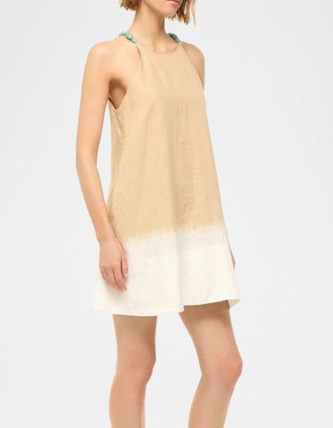 Cabo Linen Dress Desert Tie Dye