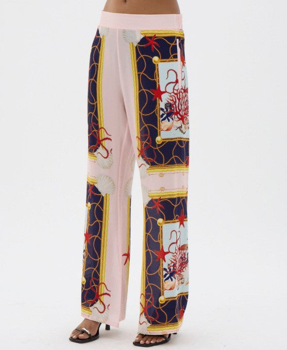 Coral Netting Long Pant