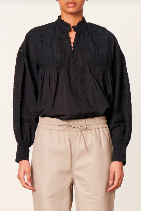 Dahlia Blouse Black