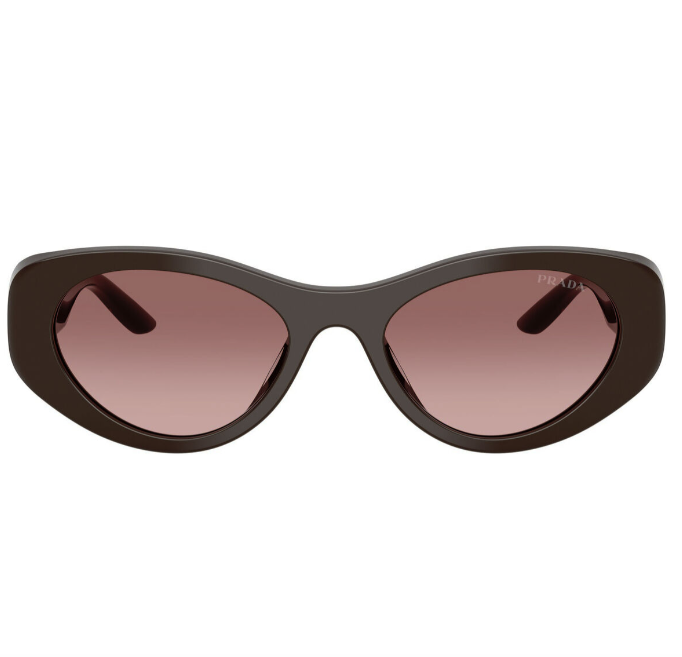 0PRD23SU Sunglasses Cigar Brown Gradient