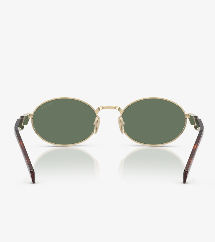 65ZS Sunglasses Pale Gold Dark Green