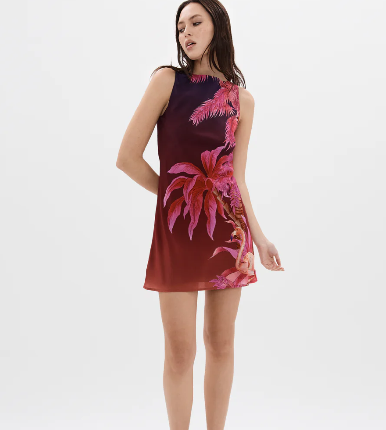 Midnight Electra Bias Mini Dress