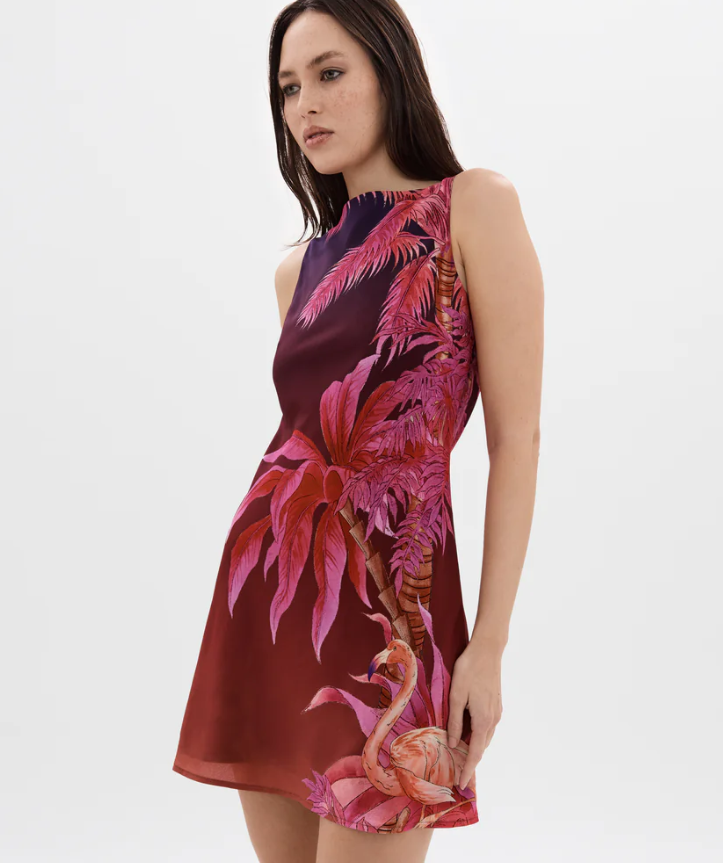 Midnight Electra Bias Mini Dress