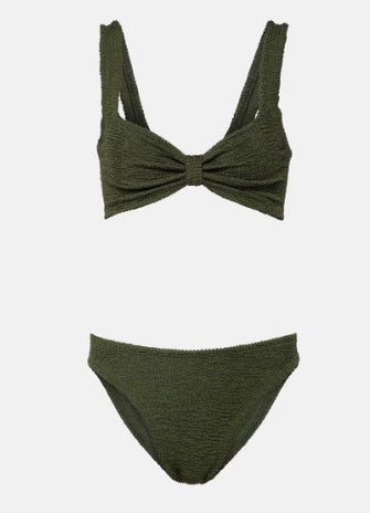 Bonnie Bikini Metallic Khaki